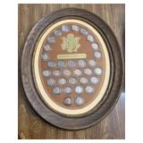 Vintage Framed Collection of Lincoln Memorial