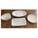 Pyrex Casserole Dish, 3 Corning Ware Dishes