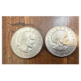 2 Susan B. Anthony 1979 One Dollars