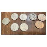 8+/- Silver Dollars