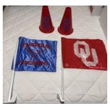 Chisholm & OU Car Flags, 2 Chisholm Megaphones