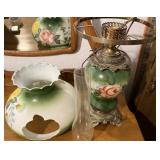 Vintage Hurricane Lamp (Broken)