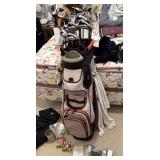Ping Golf Bag, 14+/- Golf Clubs, Putter,