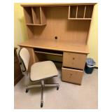Desk w/ Rolling Chair