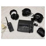 Headphones, Alarm Clock, 2 Scanners