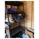 Plastic Shelf & Contents