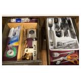 Utensils, Flask, Chip Clip, Candle Snuffer,