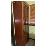 Wood Rifle Storage Cabinet