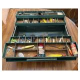 Vintage Metal Walton Products Tackle Box,