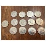 13+/- Kennedy Half Dollars