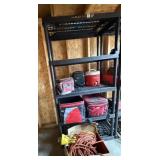 Plastic Shelf & Contents