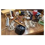 Extension Cords, Flashlights, Foot Stool,