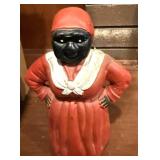 Vintage Cast Iron 'Mammy' Coin Bank