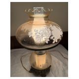 Vintage Double-Globe Electric Hurricane Lamp