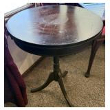 Vintage Drum Accent Table