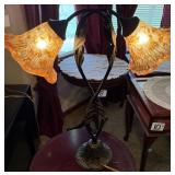Two-Light Lily Accent Table Lamp
