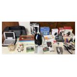 Portable DVD Player, Dashcam, Mini Air Compressor,