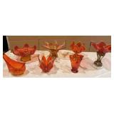 7+/- Vintage Glassware