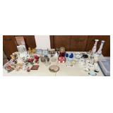 6+/- Salt/Pepper Holders, Vases, Thimble,