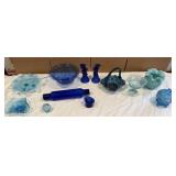 Vintage Blue Glassware