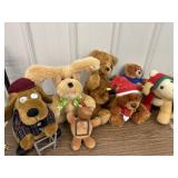 Misc Stuffed Animals, 2 are Xmas
