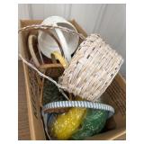 Variety of Easter Baskets & Easter grass