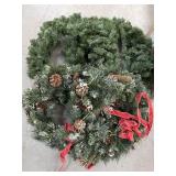 (5) Wreaths, 3 are decorated