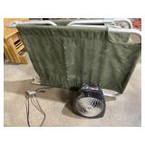 Aluminum Cot & Vornado Heater