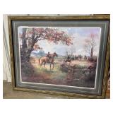 Humphrey Framed Horse & Fox Print