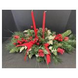 Christmas Centerpiece, Berries, Roses
