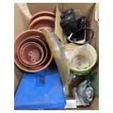 Flower pots, Aquarium items