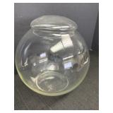 Clear Glass lidded Jar