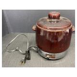 Sears Electric Hot Pad & Crock Bean Pot