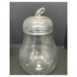 Anchor Hocking Clear Glass Pear Jar