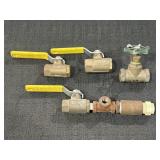 3 Apollo Brass CII & Misc Valves