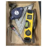 Level, Square, Chalk Line, Torch Head