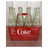 Coca-Cola plastic holder w/16oz bottles