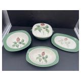 T S & T Conversation earthenwear serving pieces