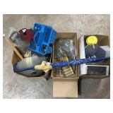 Umbrella, shop light parts, radio, lights, paper