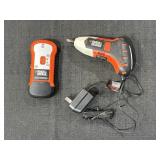 B & D Electric Screwdriver & Stud Sensor