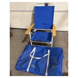 Folding Beach Chair w/ Carrying Bag
