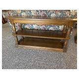Oak sofa table