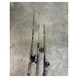 3 Fishing Pole w/ Cork Handles