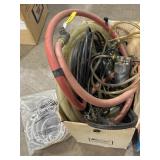 Tubes, hoses, cords, pump, valve