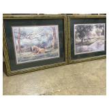 (2) Humphrey Framed Horse Prints