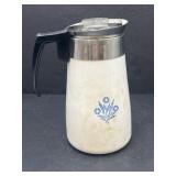 Corning Ware Blue Cornflower 9C coffee percolator