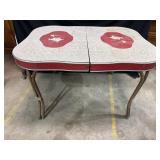 Retro Red & Chrome Table