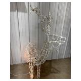 Animated Lighted Outdoor Reindeer