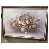 Oil on Canvas Floral Painting