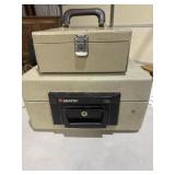 Sentry safe & metal box-no keys